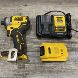 AS-IS DEWALT Atomic 20V Max Lithium-Ion Brushless Cordless Compact 1/4 in. Impact Driver Kit