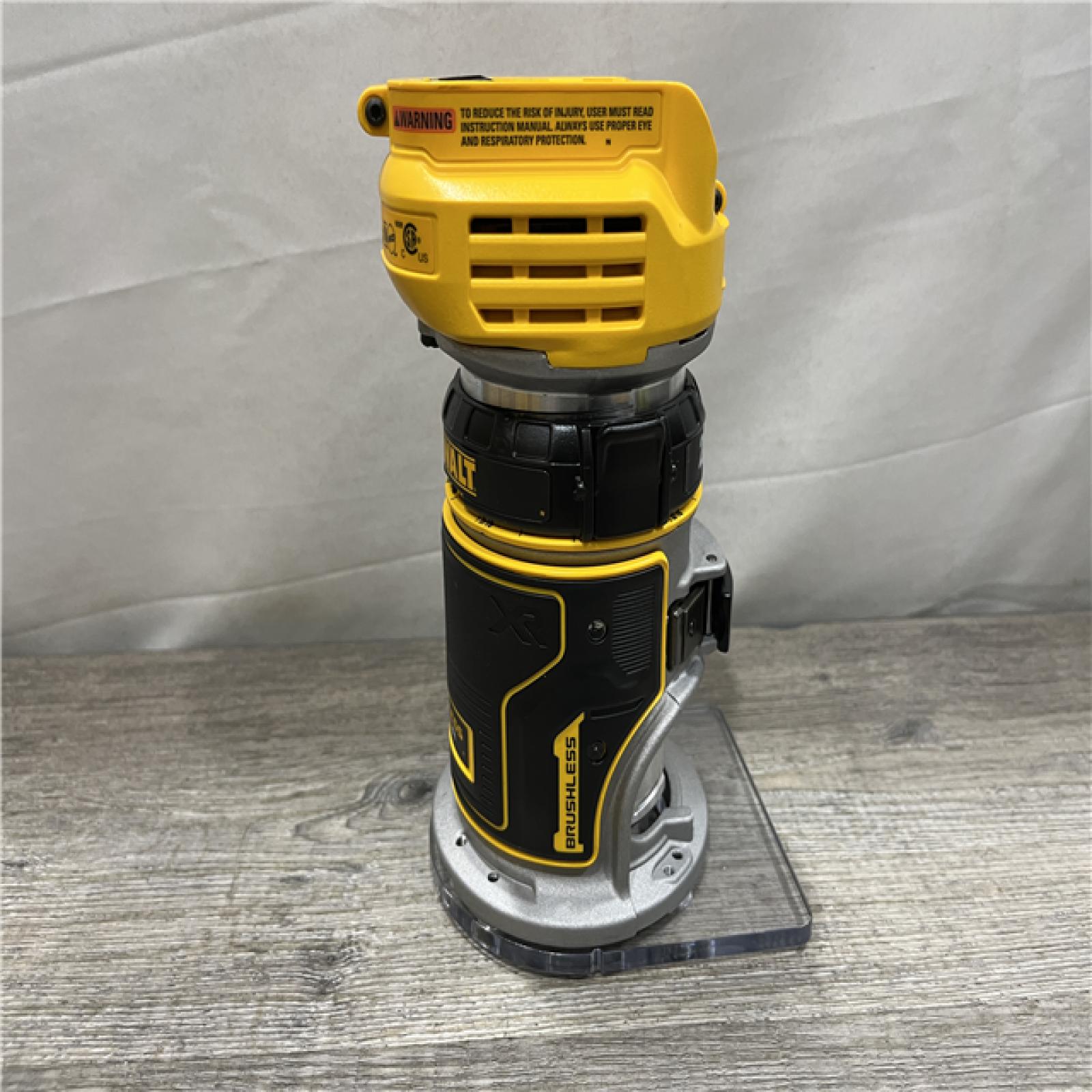 AS-IS DEWALT 20V MAX XR Cordless Brushless Fixed Base Compact Router (Tool Only)