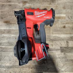 HOUSTON LOCATION - AS-IS Milwaukee M18 FUEL 18-Volt Lithium-Ion Brushless Cordless Coil Roofing Nailer (Tool Only)