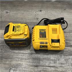 AS-IS DEWALT 20V/60V MAX FLEXVOLT Lithium-Ion 9.0Ah Battery and Charger Starter Kit