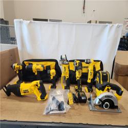 AS-IS- DEWALT 20V MAX Lithium-Ion Cordless 9-Tool Combo Kit