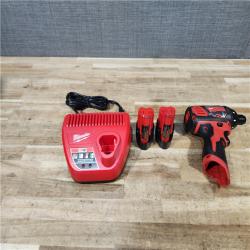 HOUSTON LOCATION - AS - IS Milwaukee 12V Lithium-Ion Cordless 1/4 in. Hex Screwdriver Kit