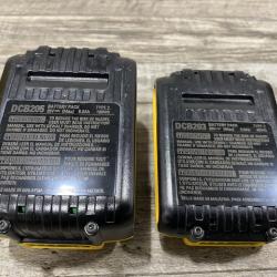 AS-IS DEWALT 20V MAX Lithium-Ion Battery Kit with 5.0Ah and 2.0Ah Battery and Charger