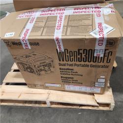 Dallas Location - As-Is Westinghouse 6,600/5,300-Watt Gas Portable Generator
