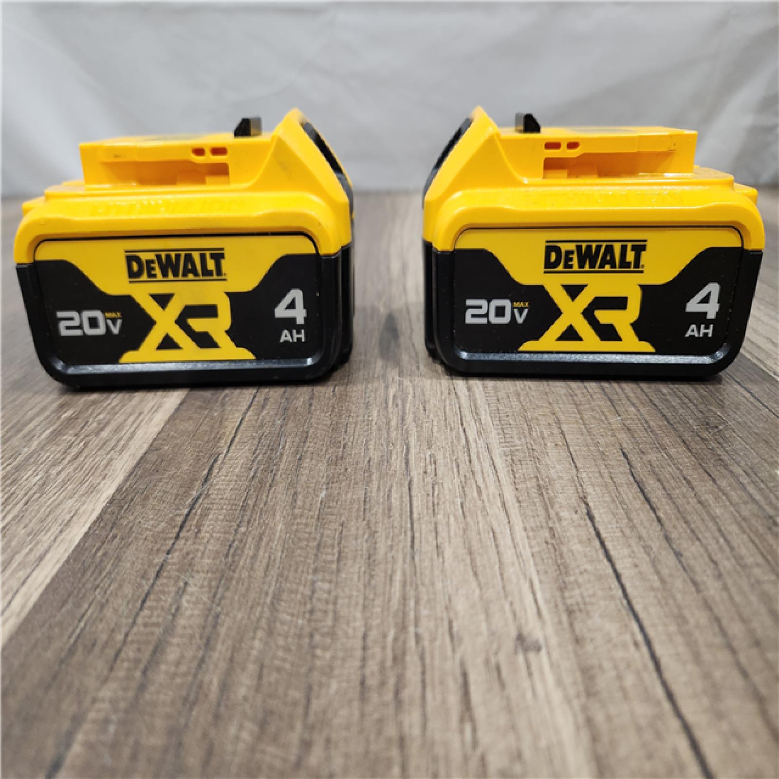 AS-IS - DEWALT 20V MAX XR 4 Ah Li-Ion Battery (2 Pc)