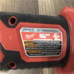 AS-IS Milwaukee 18V Lithium-Ion Cordless Drywall Cut Out Rotary Tool (Tool-Only)