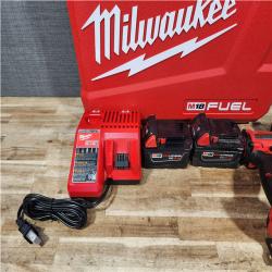 HOUSTON LOCATION - AS - IS Milwaukee FUEL 18V Lithium-Ion Brushless Cordless Hammer Drill and Impact Driver Combo Kit