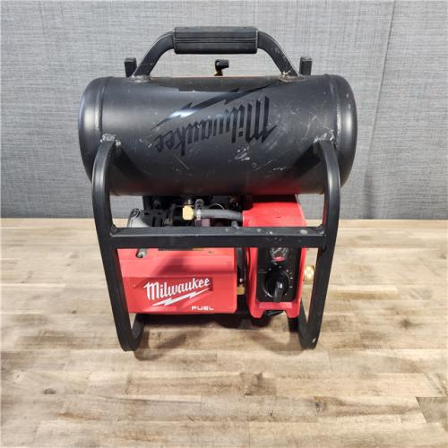 HOUSTON LOCATION - AS-IS Milwaukee FUEL 18-Volt Lithium-Ion Brushless Cordless 2 Gal. Electric Compact Quiet Compressor (Tool-Only)