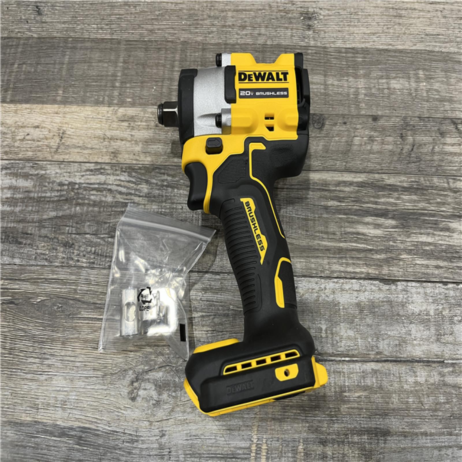 AS-IS DEWALT ATOMIC 20V MAX Cordless Brushless 1/2 in. Variable Speed Impact Wrench (Tool Only)