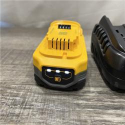 AS-IS DEWALT 20V MAX XR POWERSTACK Lithium-Ion Battery Starter Kit with 3.5Ah Battery and Charger