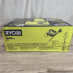 NEW! - RYOBI 1800 PSI 1.2 GPM Cold Water Corded Electric Pressure Washer