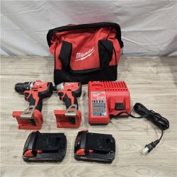 LIKE NEW! - Milwaukee M18 Compact Brushless 2-Tool Combo Kit