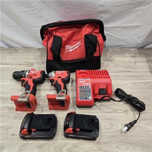 LIKE NEW! - Milwaukee M18 Compact Brushless 2-Tool Combo Kit