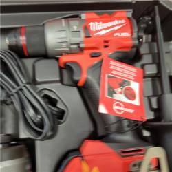 AS-IS M18 FUEL 18V Lithium-Ion Brushless Cordless Hammer Drill and Impact Driver Combo Kit (2-Tool) with 2 Batteries