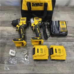 AS-IS DEWALT ATOMIC 20-Volt MAX Lithium-Ion Cordless Combo Kit