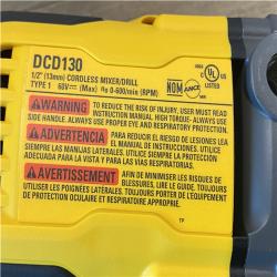 AS-IS DEWALT FLEXVOLT 60-Volt MAX Cordless Brushless 1/2 in. Mixer/Drill with E-Clutch (Tool-Only)