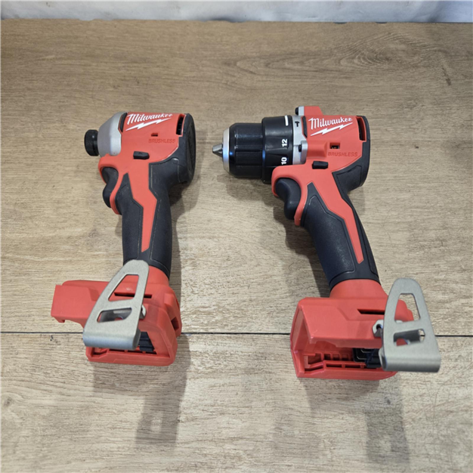 AS-IS Milwaukee 18-Volt Cordless Compact Hammer Drill/Impact Combo Kit