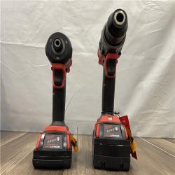AS-IS Milwaukee M18 FUEL 18V Lithium-Ion Brushless Cordless Hammer Drill and Impact Driver Combo Kit