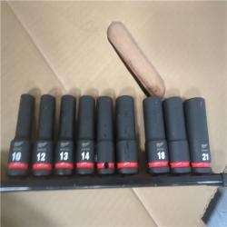 CALIFORNIA AS-IS RIGID FLEX SHAFT WALL TO WALL DRAIN CLEANER & 3/4 Impact Sockets