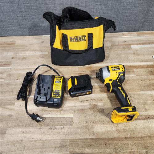 HOUSTON LOCATION - AS - IS DEWALT ATOMIC 20V MAX 1/4 in. Brushless Impact Driver Kit