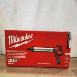 NEW- Milwaukee 12V Lithium-ion Cordless 20 oz. Aluminum Barrel Adhesive and Caulk Gun Kit