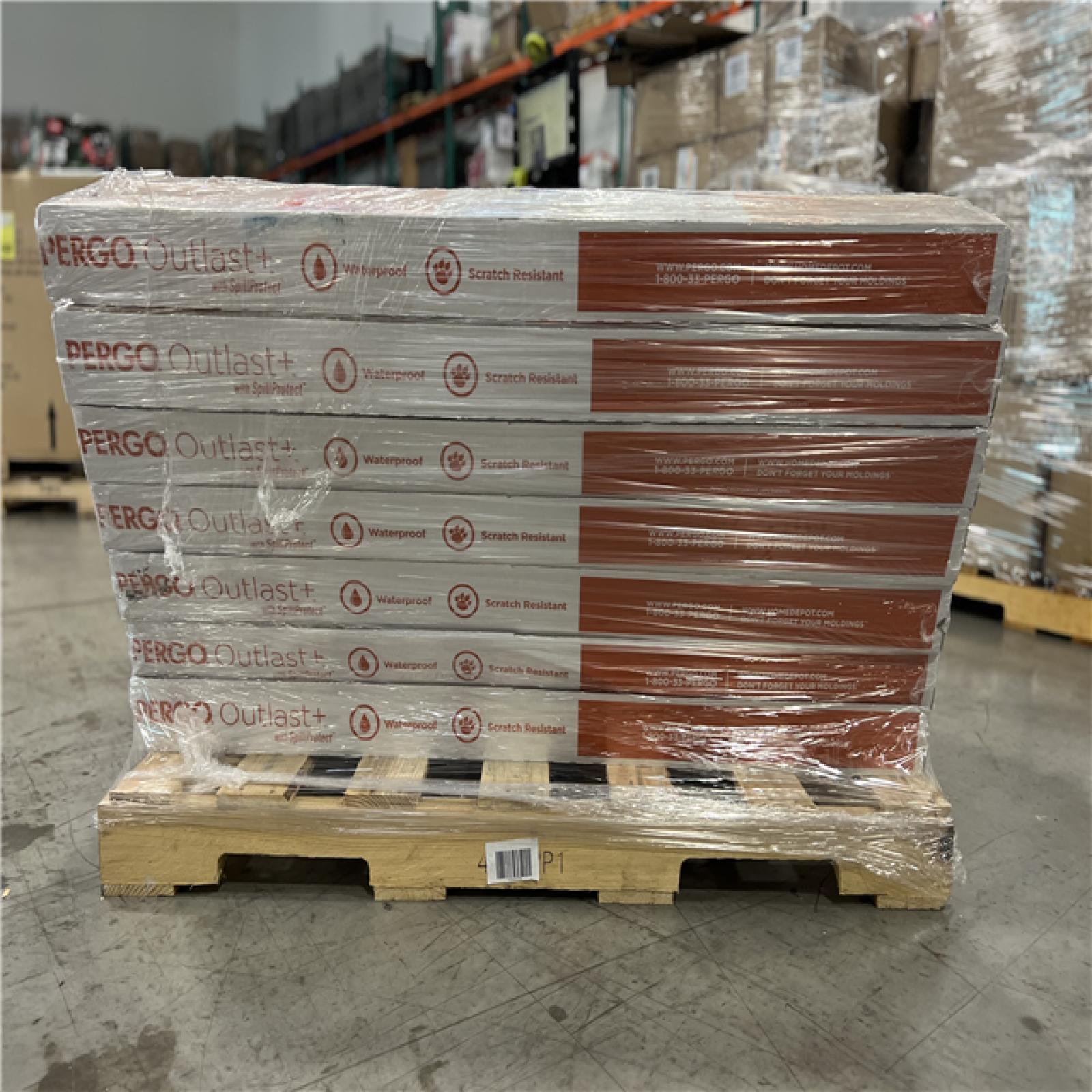 DALLAS LOCATION Pergo Outlast+ Arden Blonde Hickory 12 mm T x 6.1 in. W Waterproof Laminate