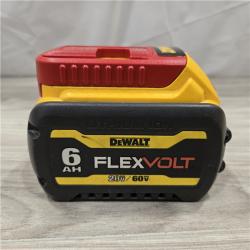 DEWALT FLEXVOLT 20V/60V MAX Lithium-Ion 6.0Ah Battery Pack with 6 Amp Output Charger