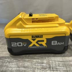 AS-IS DEWALT 20V MAX XR Power-Pack Lithium-Ion Starter Kit with 8. 0Ah Battery and Charger