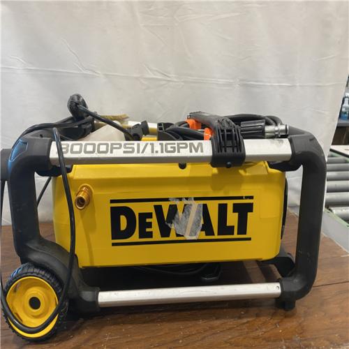 AS-IS DEWALT 3000 PSI 1.1 GPM 15 Amp Cold Water Electric Pressure Washer with Internal Equipment Storage