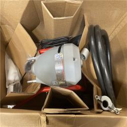 DALLAS LOCATION- AS-IS RIGID K-1500SP-B 120V Drain Cleaning Machine 2-10 in. Lines 150 ft. C-11 Cable A34-15 Rear Guide Hose 8-Piece