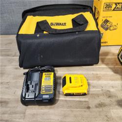 HOUSTON LOCATION - AS-IS DeWalt 15 GA ANGLED FINISH NAILER KIT W/ BATTERY & CHARGER