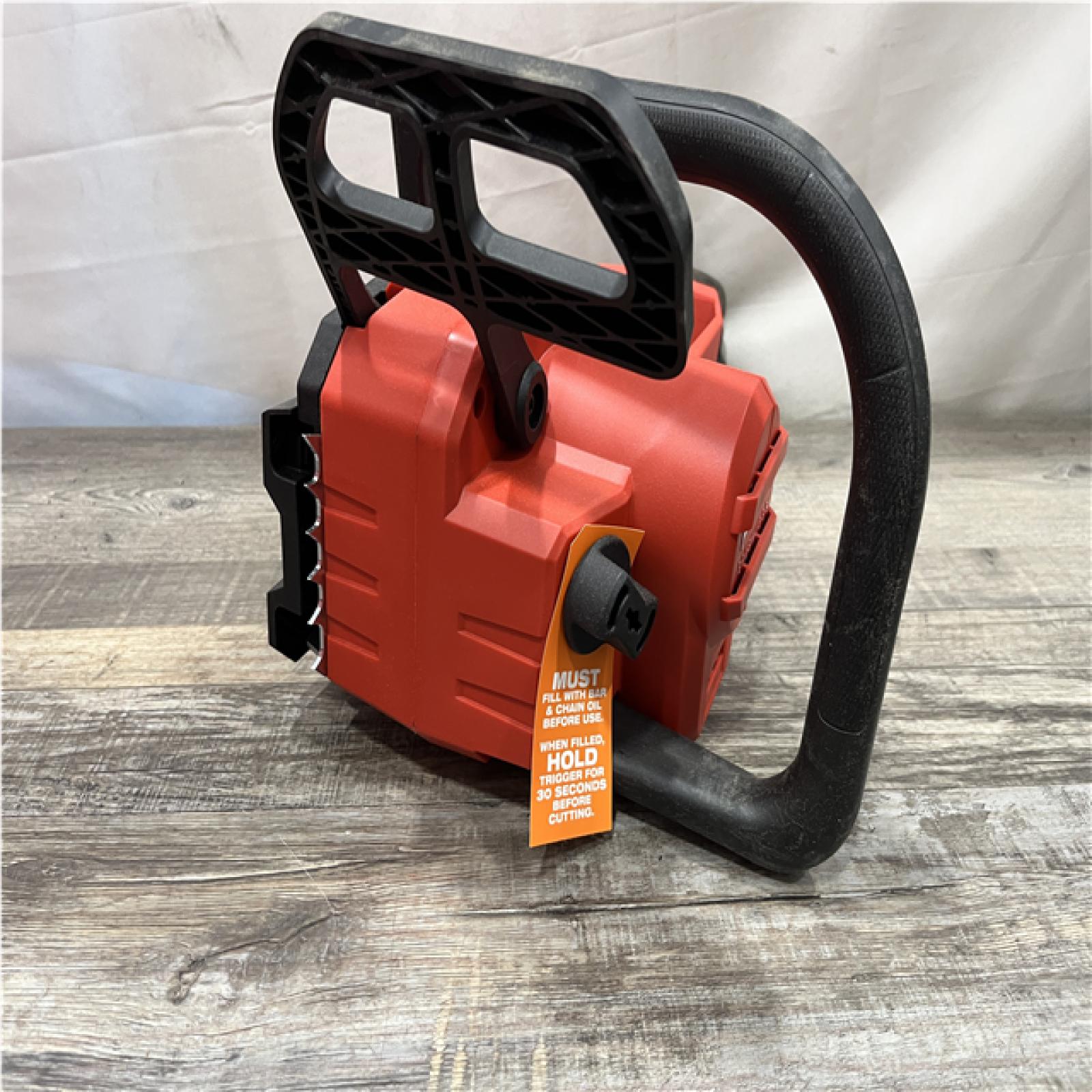 AS-IS Milwaukee FUEL 16 in. 18V Lithium-Ion Brushless Battery Chainsaw Kit