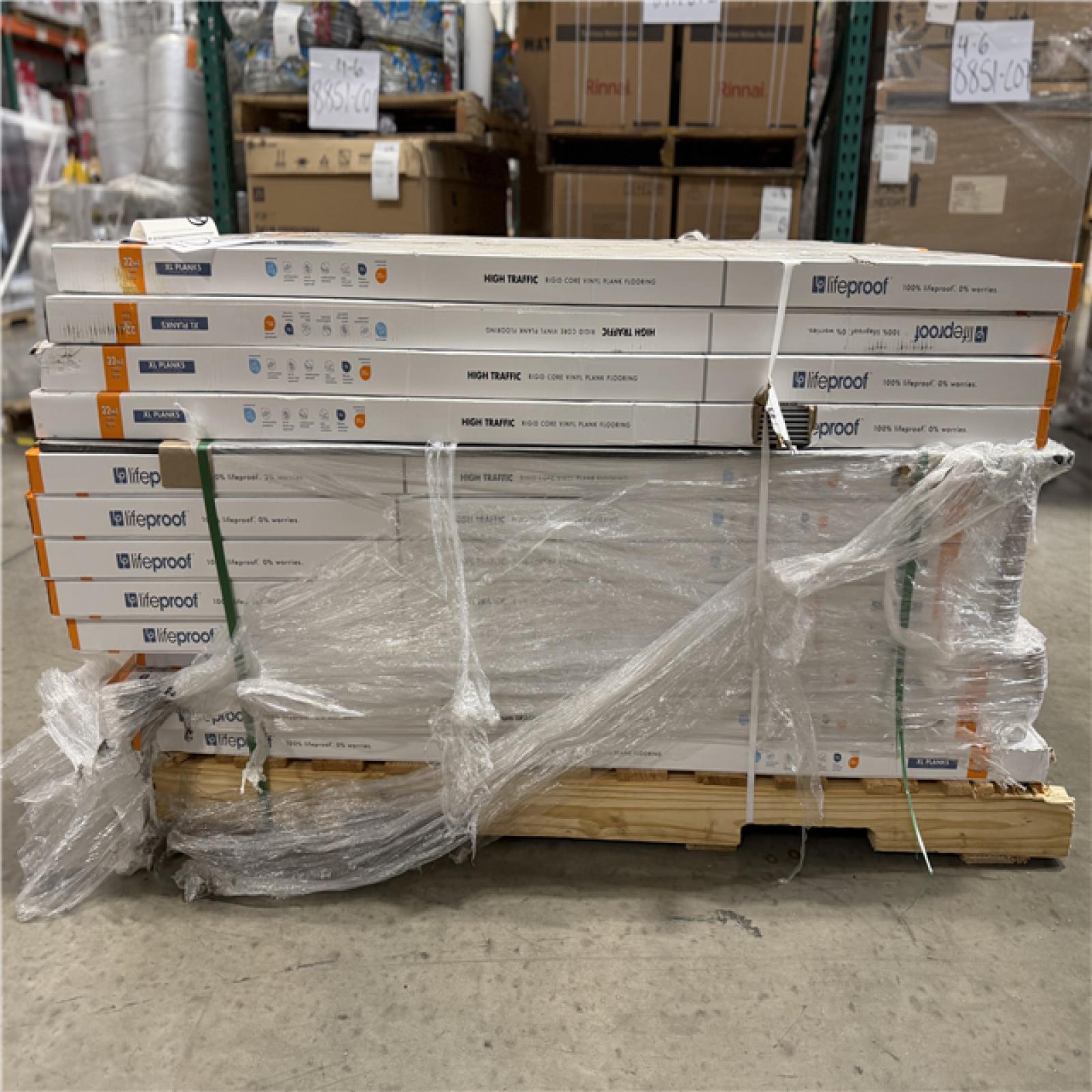 DALLAS LOCATION- Lifeproof Bellevue Oak 22 MIL x 9 in. W x 60 in. L Click Lock Waterproof Luxury Vinyl PALLET-(48 UNITS)