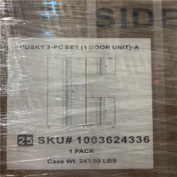 DALLAS LOCATION - Husky 3-Piece Regular Duty Welded Steel Garage Storage System in Black - (2 UNITS)