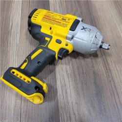 AS-IS DEWALT 20V MAX XR Lithium-Ion Cordless 1/2 High Torque Hog Ring Anvil Impact Wrench (Tool Only)