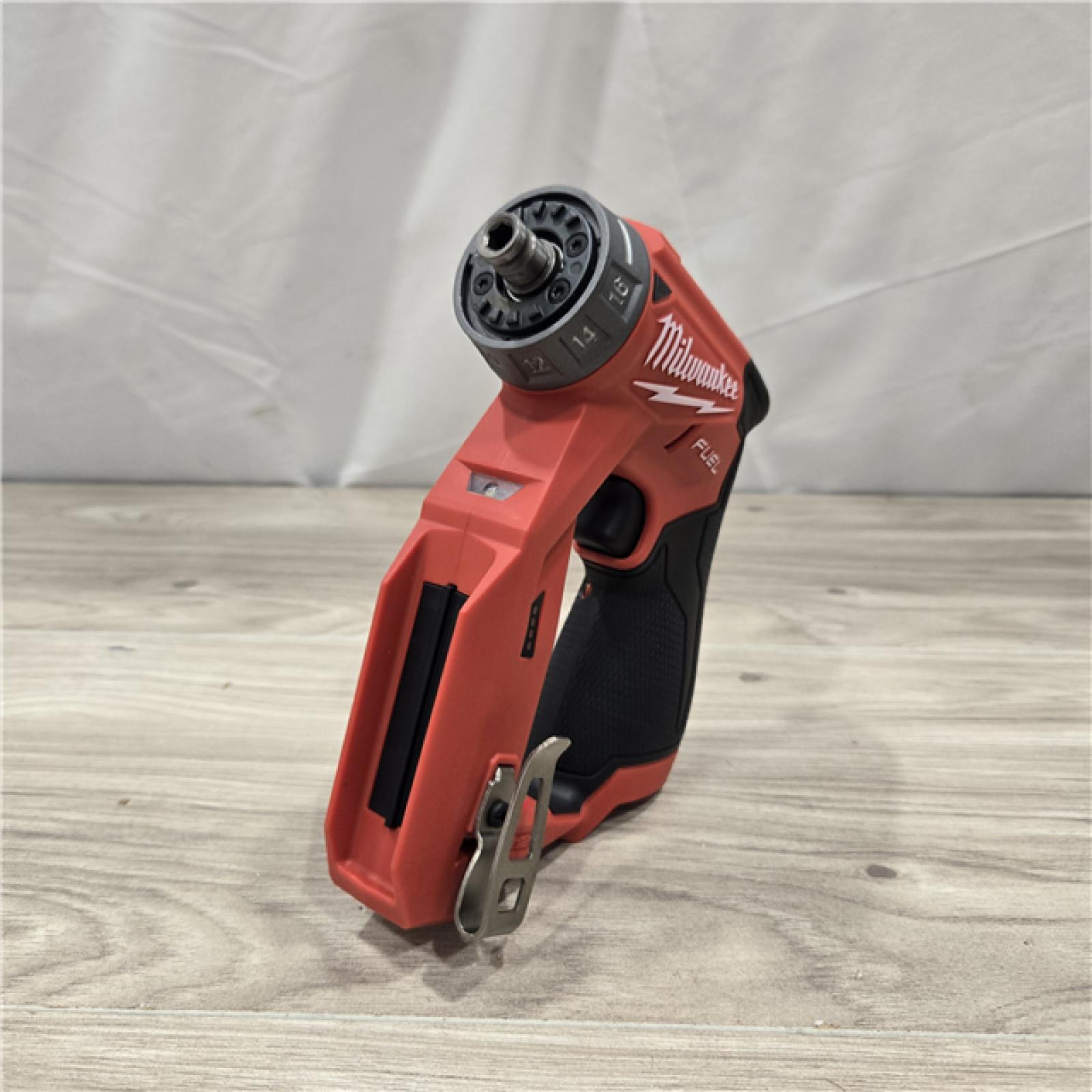 AS-IS Milwaukee 2505-22 M12 FUEL 3/8 in. Cordless Installation Drill Driver Kit (2 Ah)