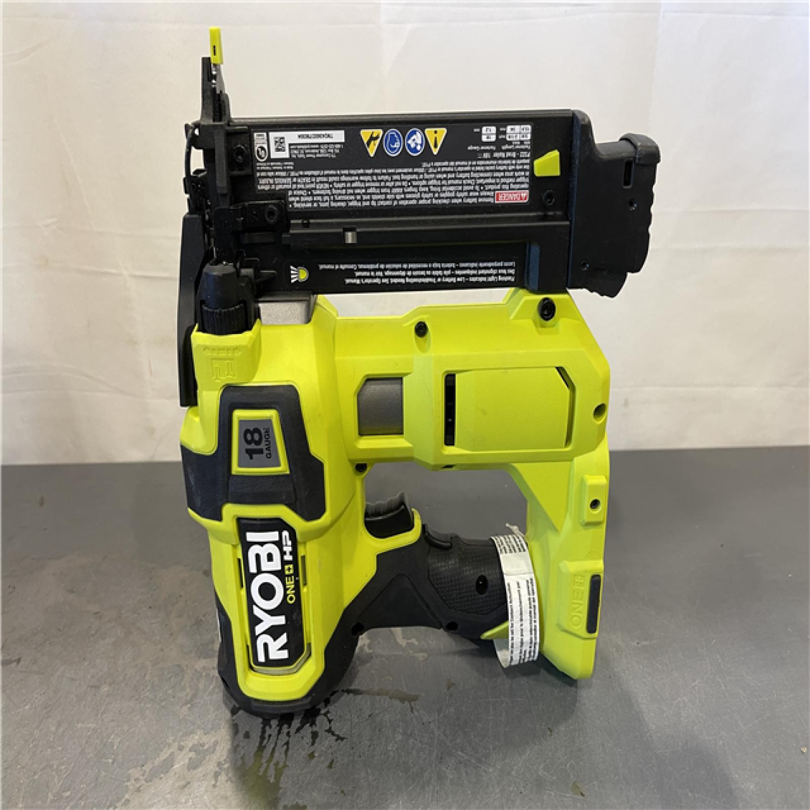 AS-IS - RYOBI ONE+ HP 18V 18-Gauge Brushless Cordless AirStrike Brad Nailer