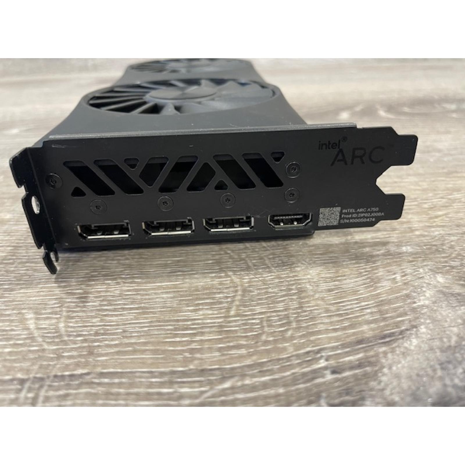AS-IS Intel Arc A750 8 GB GDDR6 Graphics Card