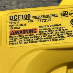 AS-IS DEWALT Cordless Compact Jobsite Blower(Tool Only)