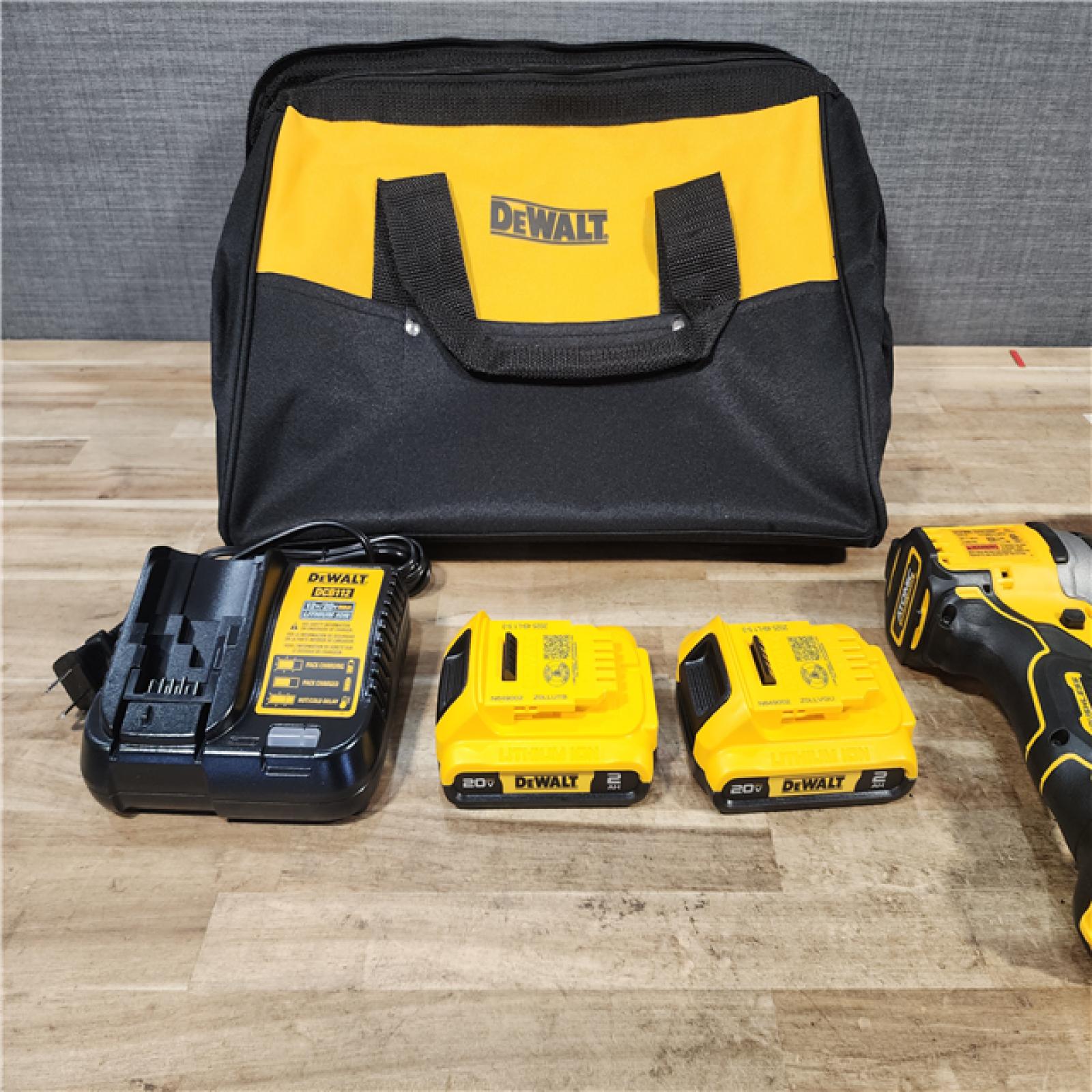 HOUSTON LOCATION - AS - IS DEWALT ATOMIC 20-Volt Lithium-Ion Cordless Brushless (2-Tool) Combo Kit