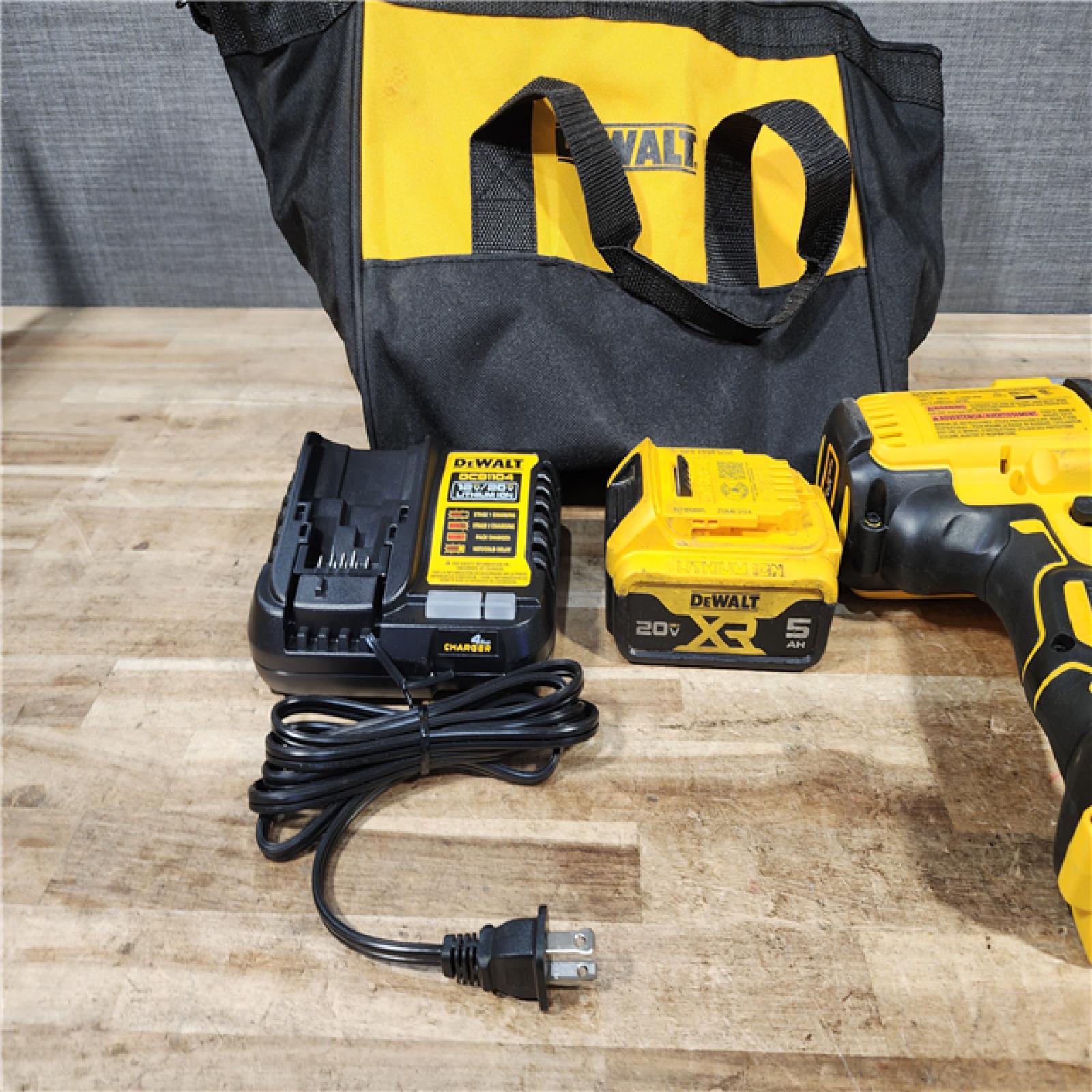 HOUSTON LOCATION - AS - IS DEWALT 20V MAX Lithium-Ion Cordless 1/2 in. Impact Wrench Kit