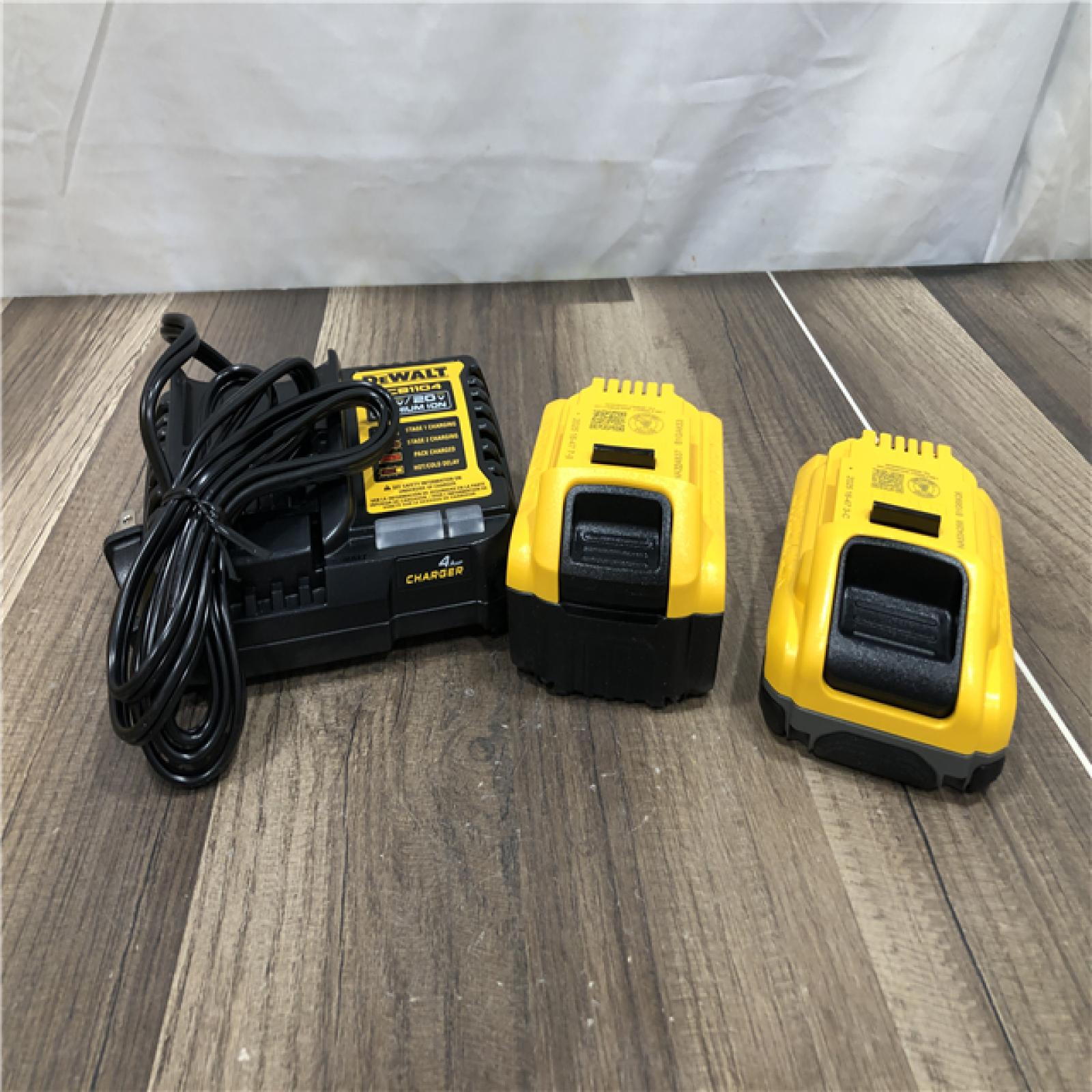 AS-IS DEWALT 20V MAX Lithium-Ion Starter Kit