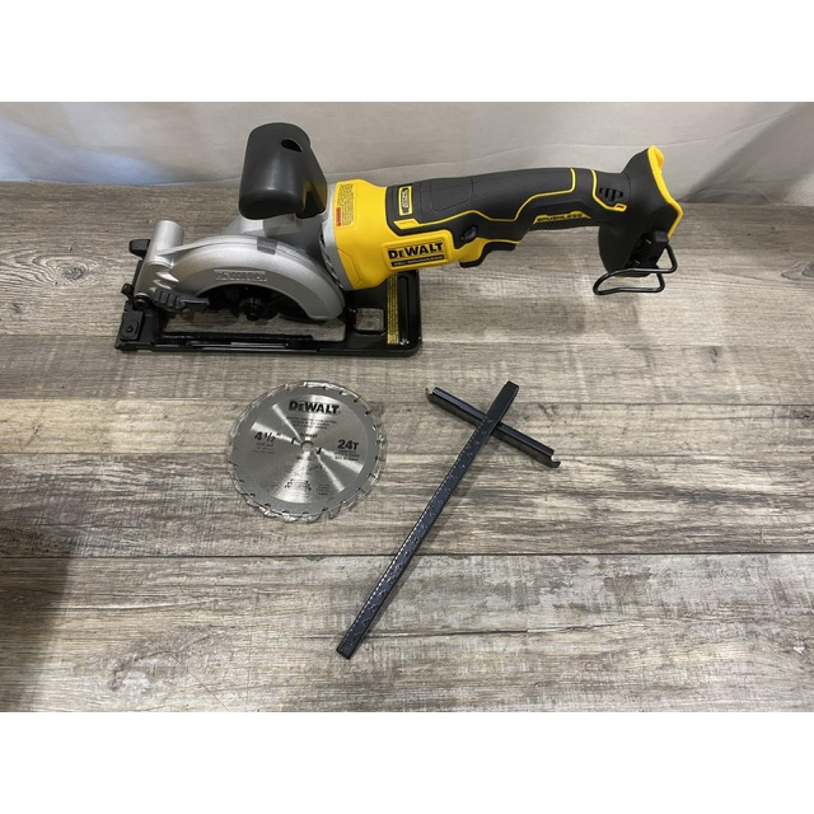 AS-IS DEWALT ATOMIC 20V MAX Cordless Brushless 4-1/2 in. Circular Saw (Tool Only)