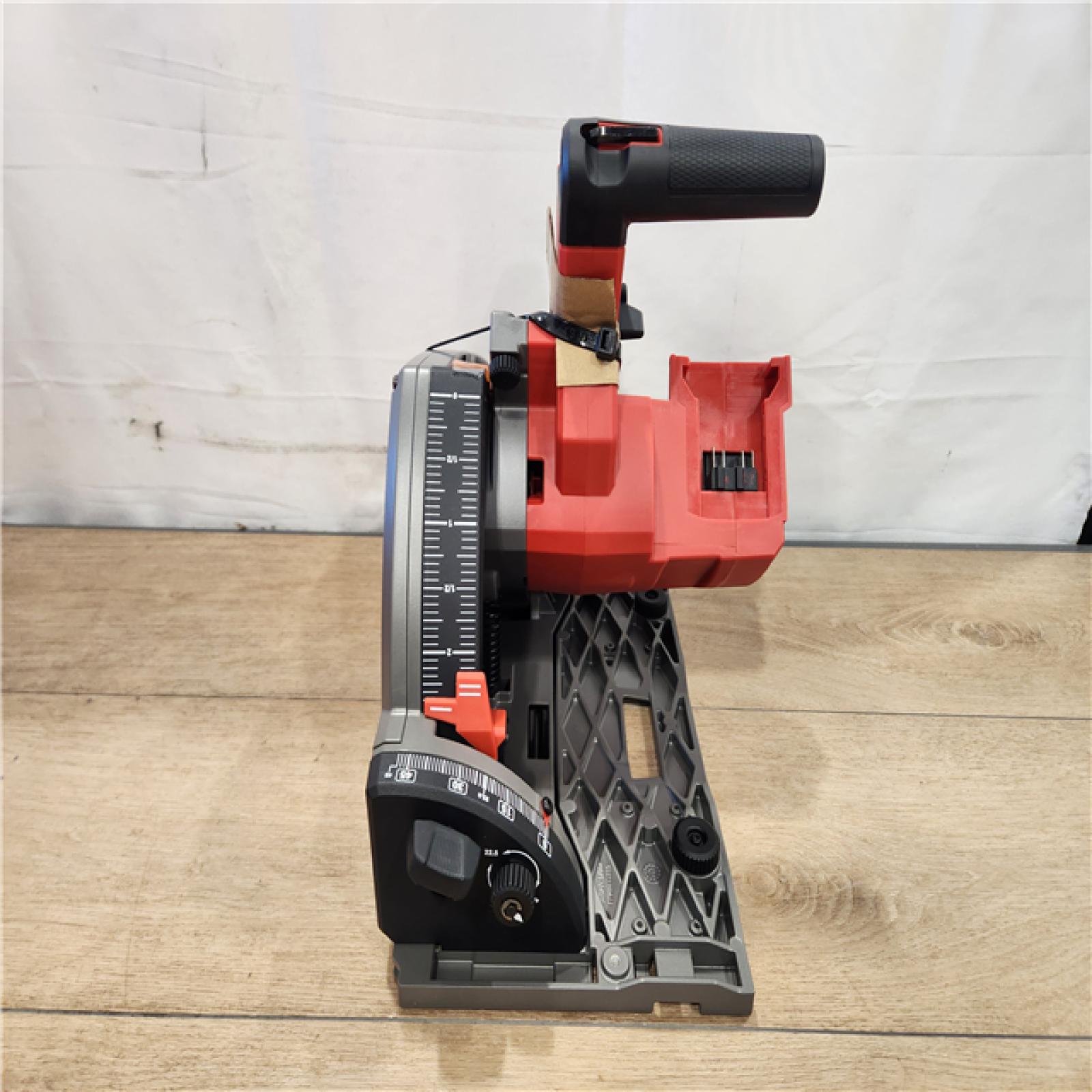 AS-IS- Milwaukee  FUEL 18V Lithium-Ion Cordless Brushless 6-1/2 in. Plunge Cut Track Saw (Tool-Only)