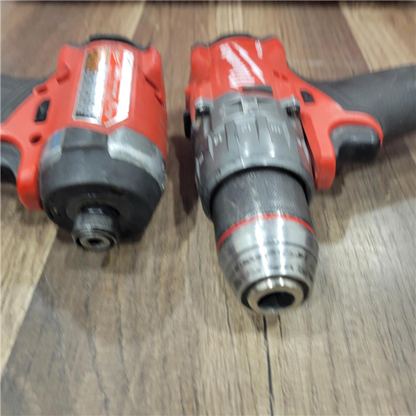 AS-IS Milwaukee M18 FUEL 18V Lithium-Ion Brushless Cordless Hammer Drill and Impact Driver Combo Kit (2-Tool) with 2 Batteries