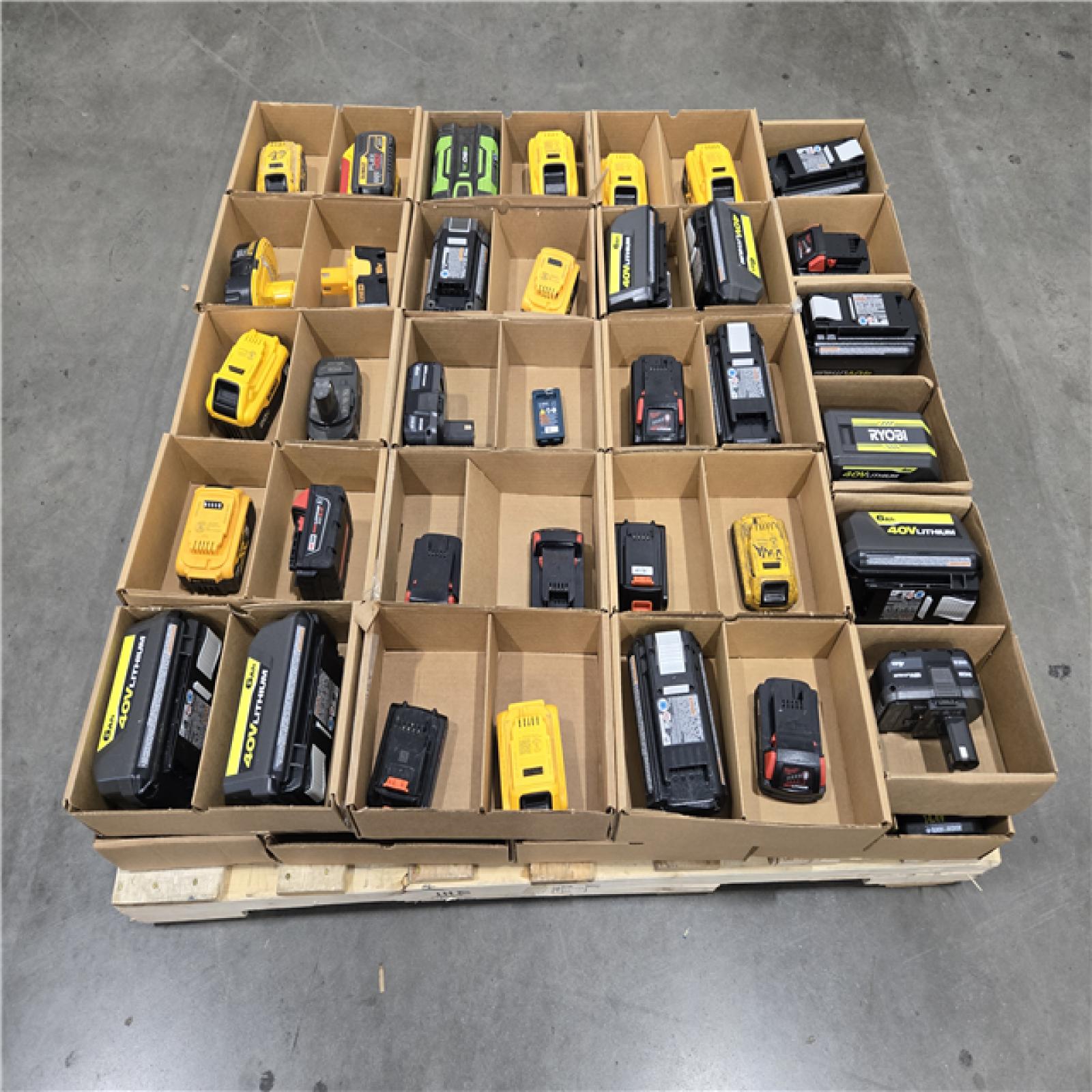 DALLAS LOCATION- AS-IS BATTERY PALLET