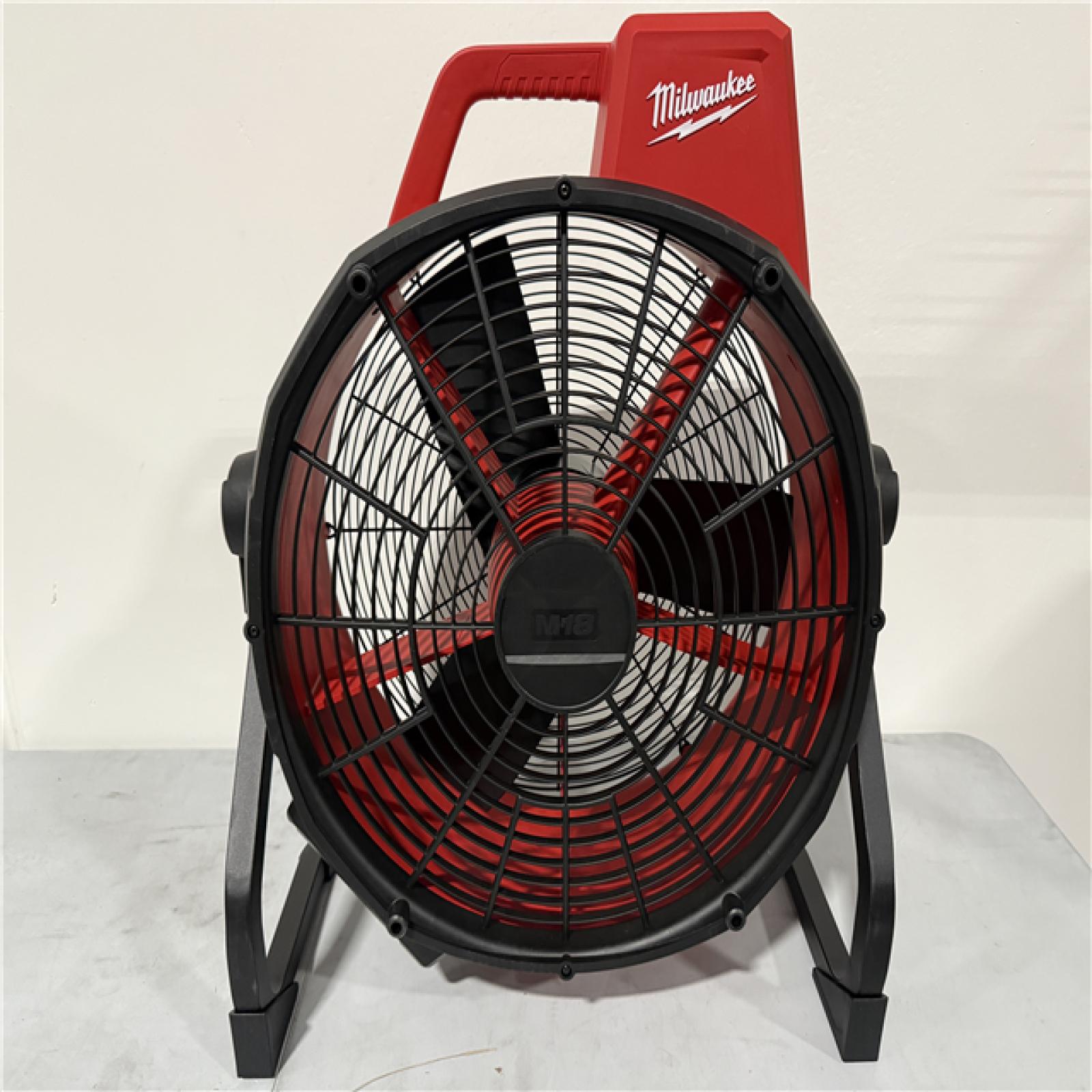 California AS-IS Milwaukee 18 Fan (No battery): Appears in Excellent Condition