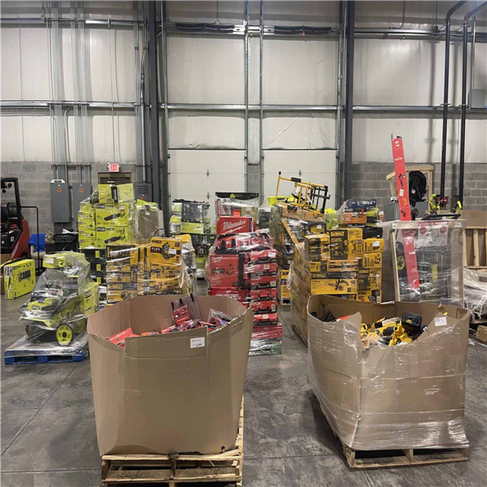 Pittston Location As-IS Power Tools Partial Truckload (17 Pallets) 8151-C