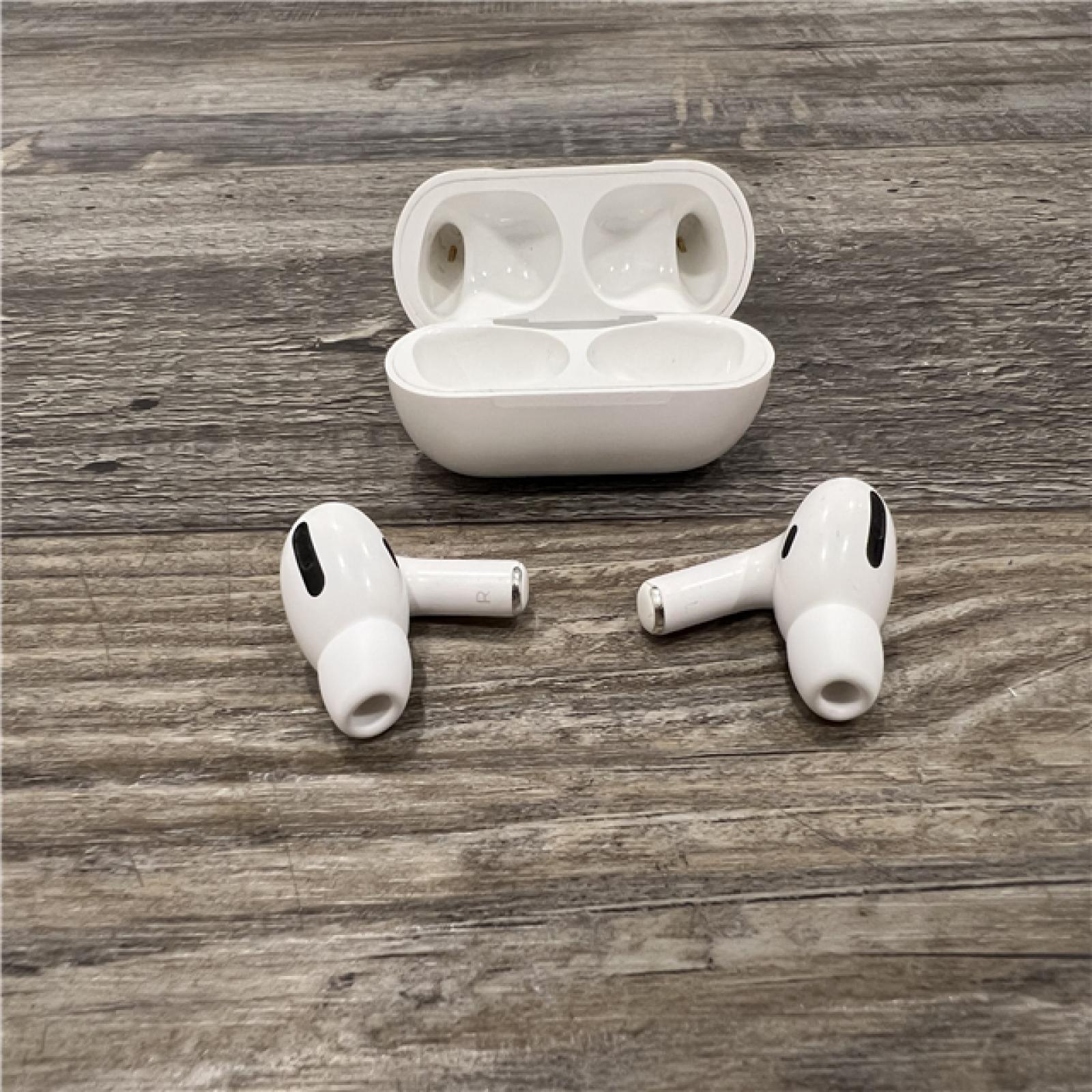 AS-IS Apple - AirPods Pro (1st generation) with Magsafe Charging Case - White