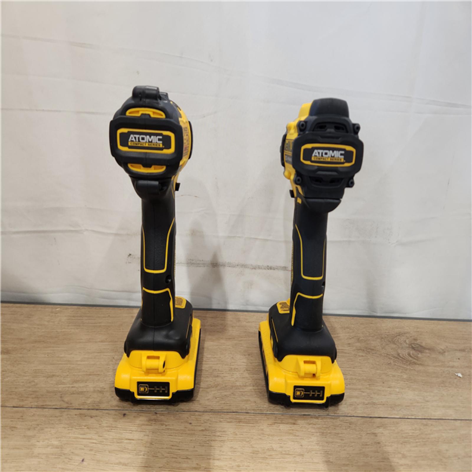 AS-IS- DEWALT ATOMIC 20-Volt MAX Lithium-Ion Cordless Combo (2-Tool) Kit